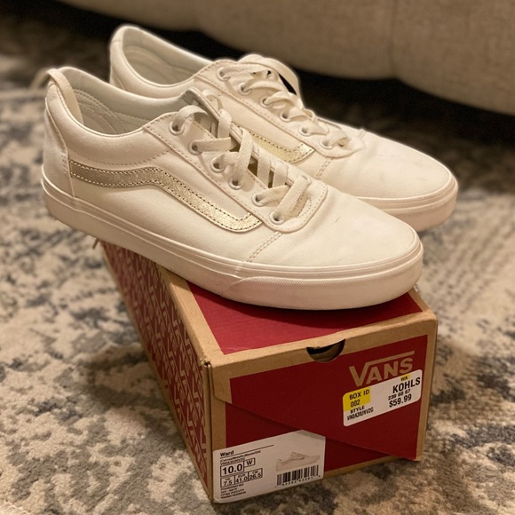 ivory vans shoes